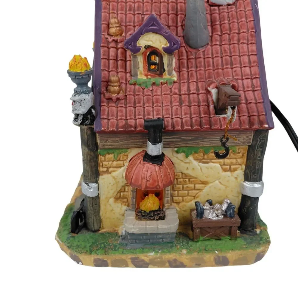 Lemax Spooky Town Death's Door Cemetery Gates 2020 Retired #05614 Large House